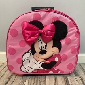 Disney girls Minnie Mouse pink travel luggage